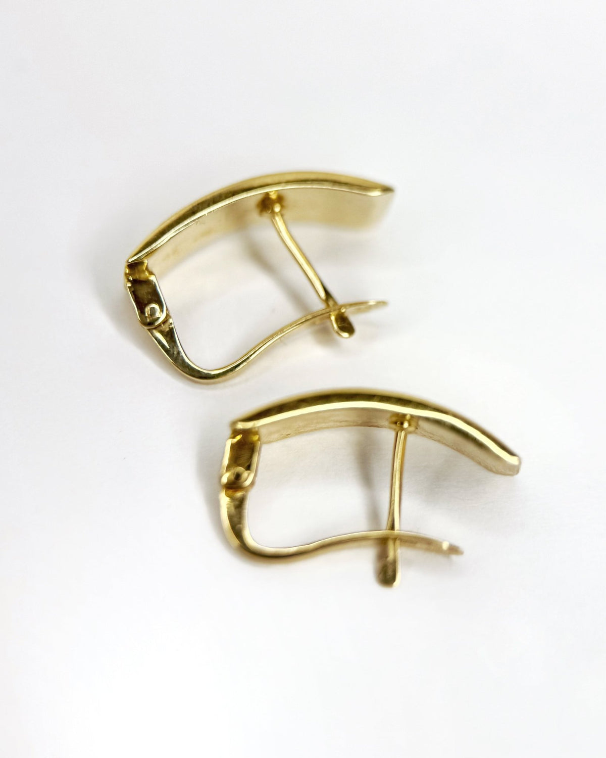 Créoles Or Jaune 18 carats Ciselées "Olivia" - Elliade Paris