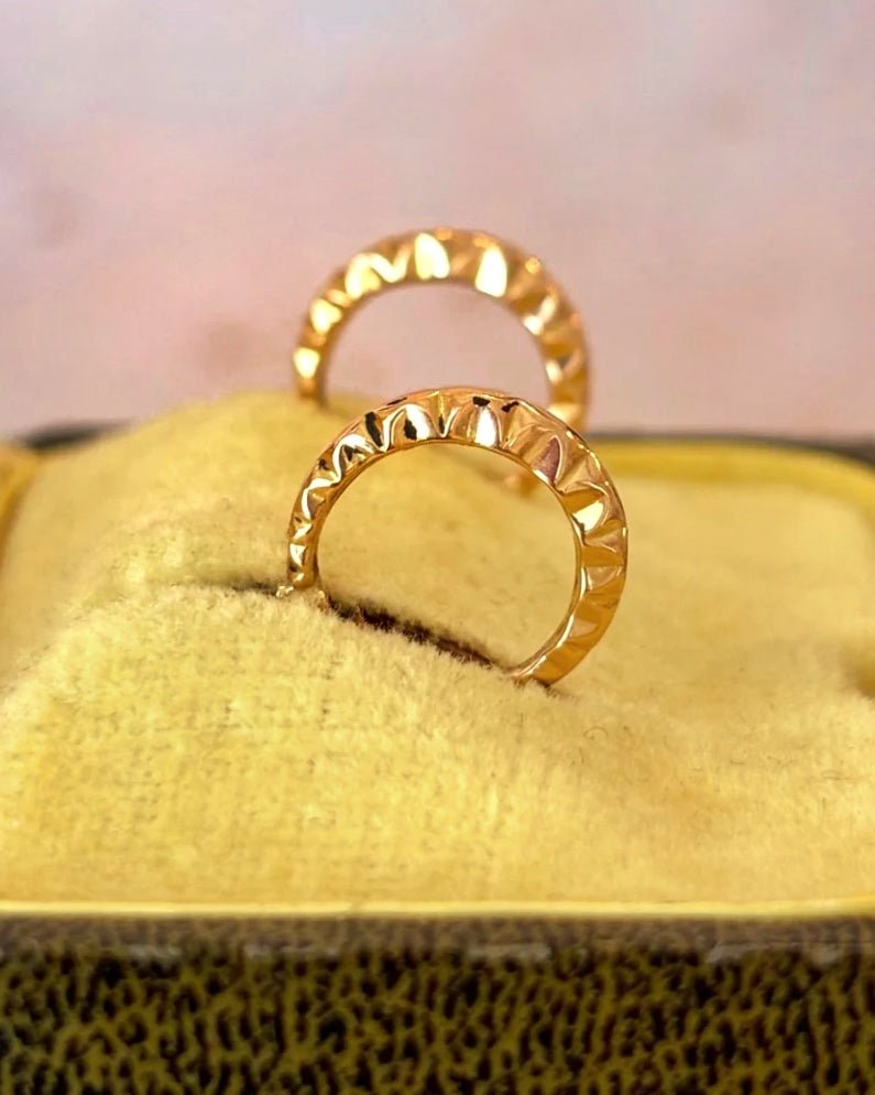 Créoles Or Jaune 18 carats "Cora" - Elliade Paris