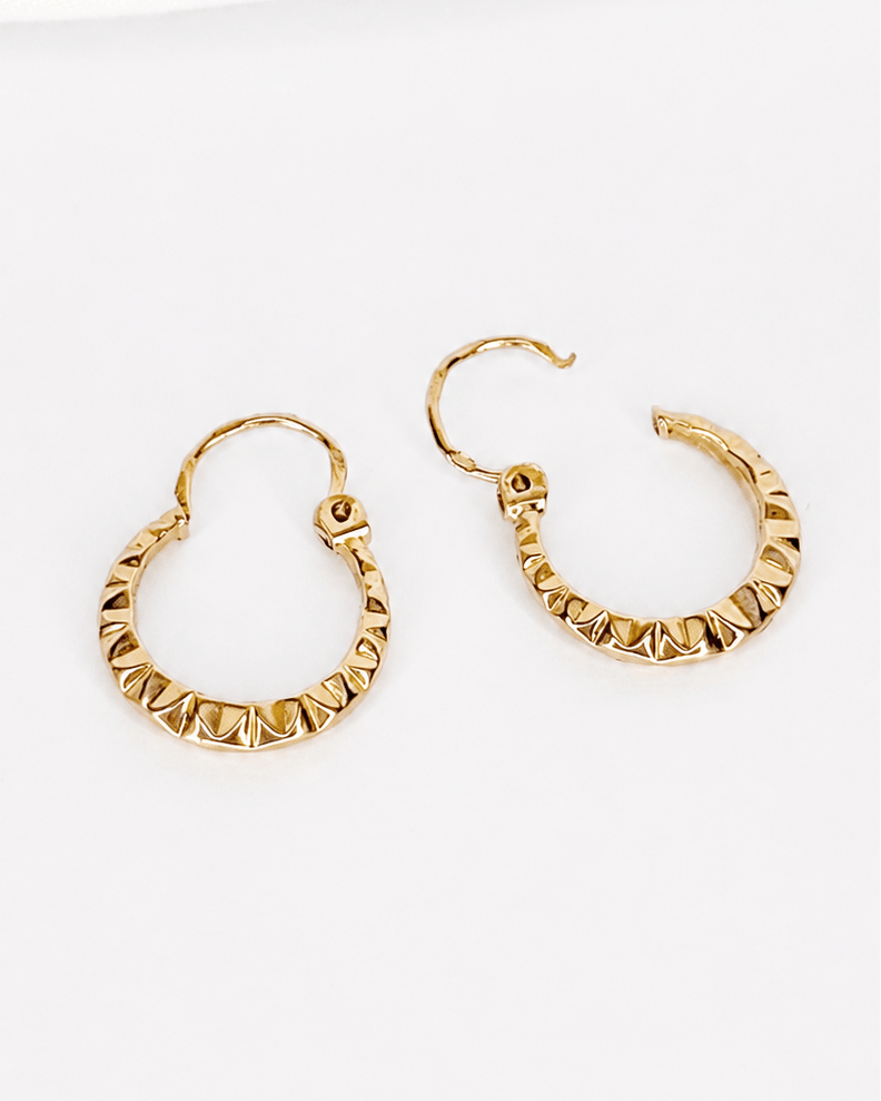 Créoles Or Jaune 18 carats "Cora" - Elliade Paris