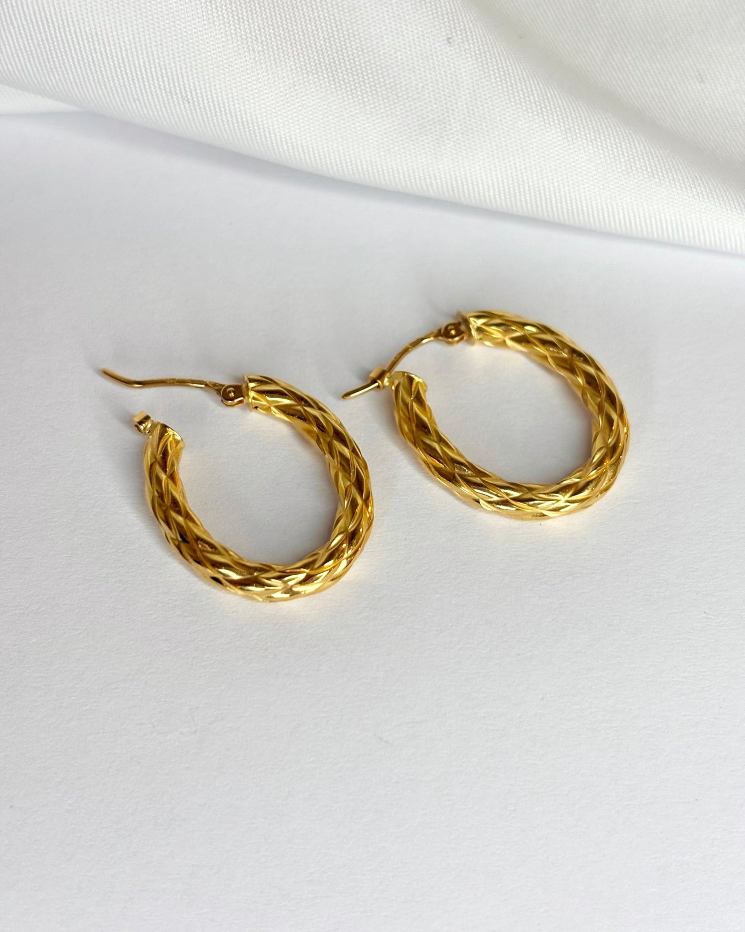Créoles Or Jaune 18 carats "Déborah" - Elliade Paris