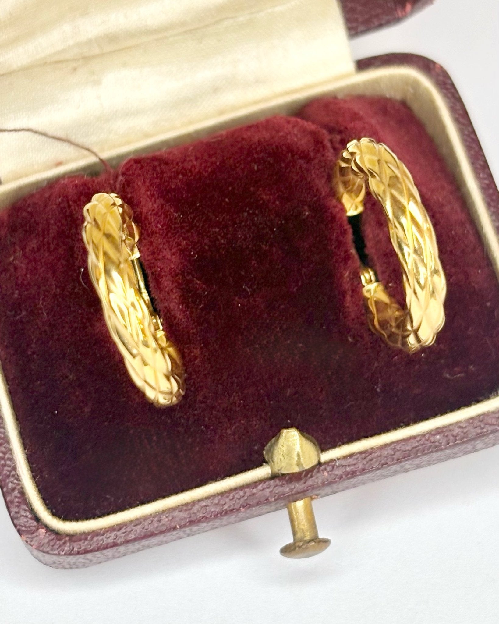 Créoles Or Jaune 18 carats "Déborah" - Elliade Paris
