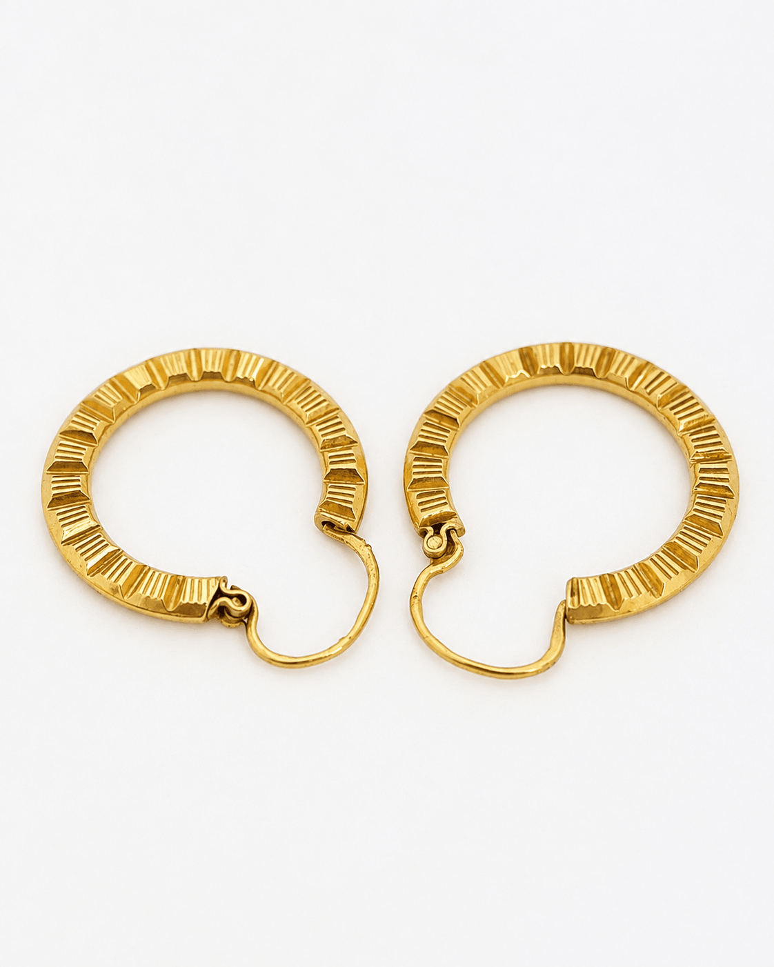 Créoles Or Jaune 18 carats "Elina" - Elliade Paris