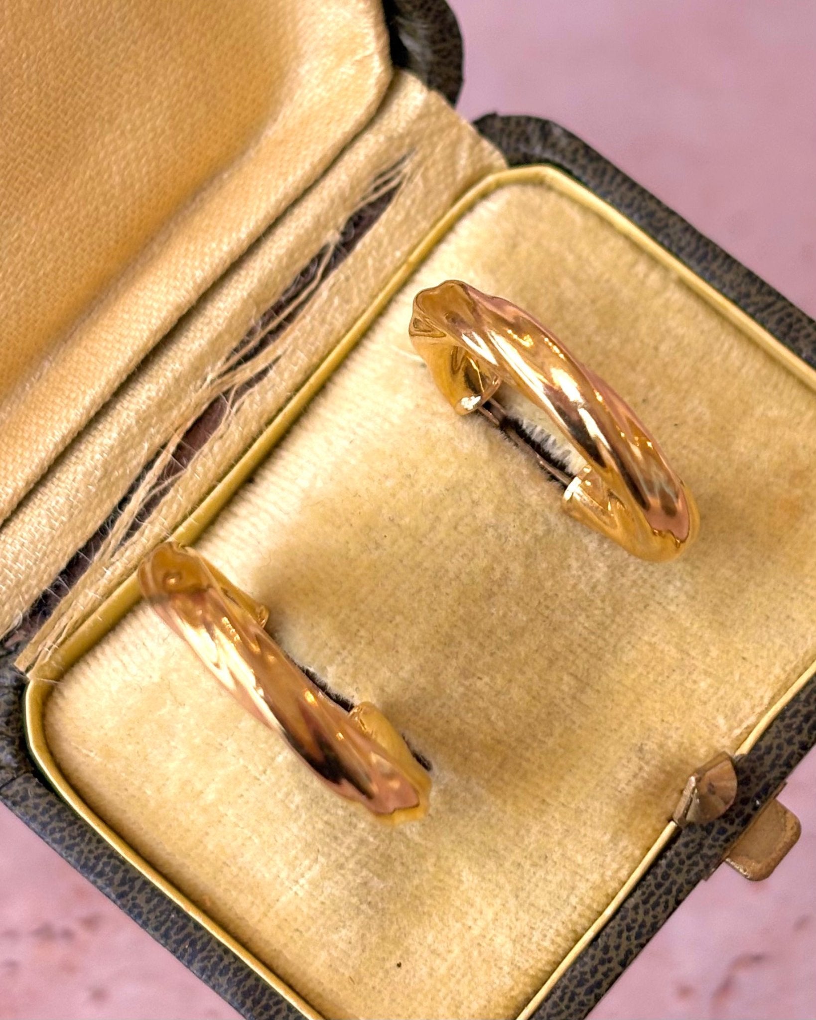 Créoles Or Jaune 18 carats "Floriane" - Elliade Paris