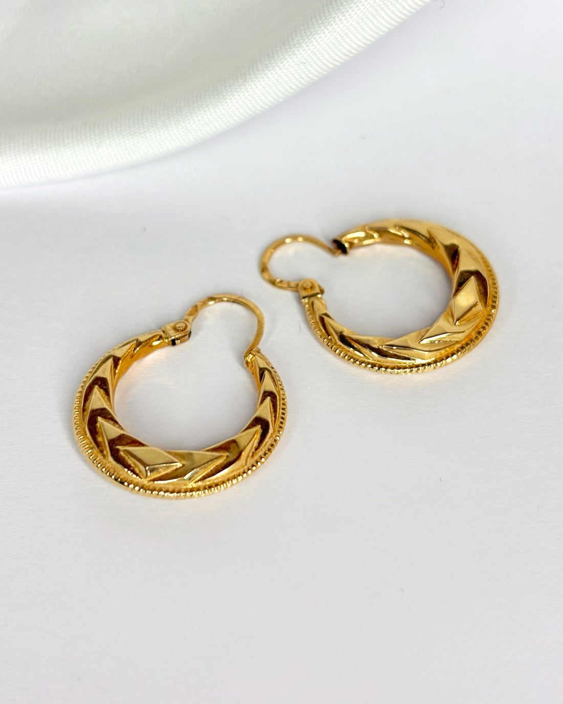 Créoles Or Jaune 18 carats "Ilya" - Elliade Paris