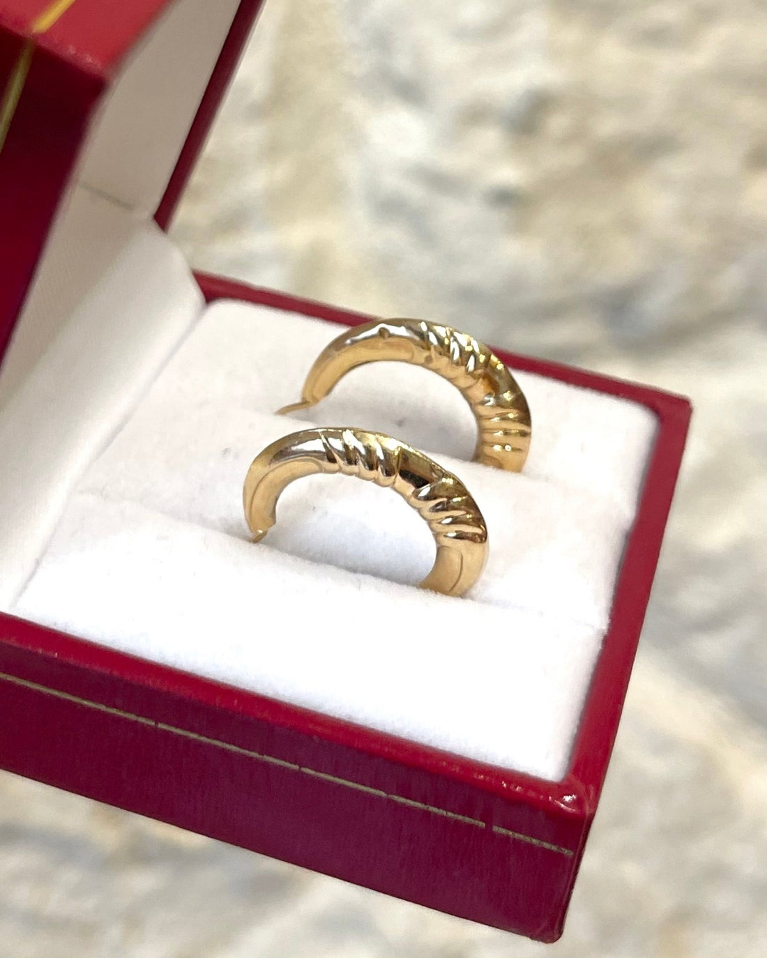 Créoles Or Jaune 18 carats &quot;Jackie&quot; - Elliade Paris