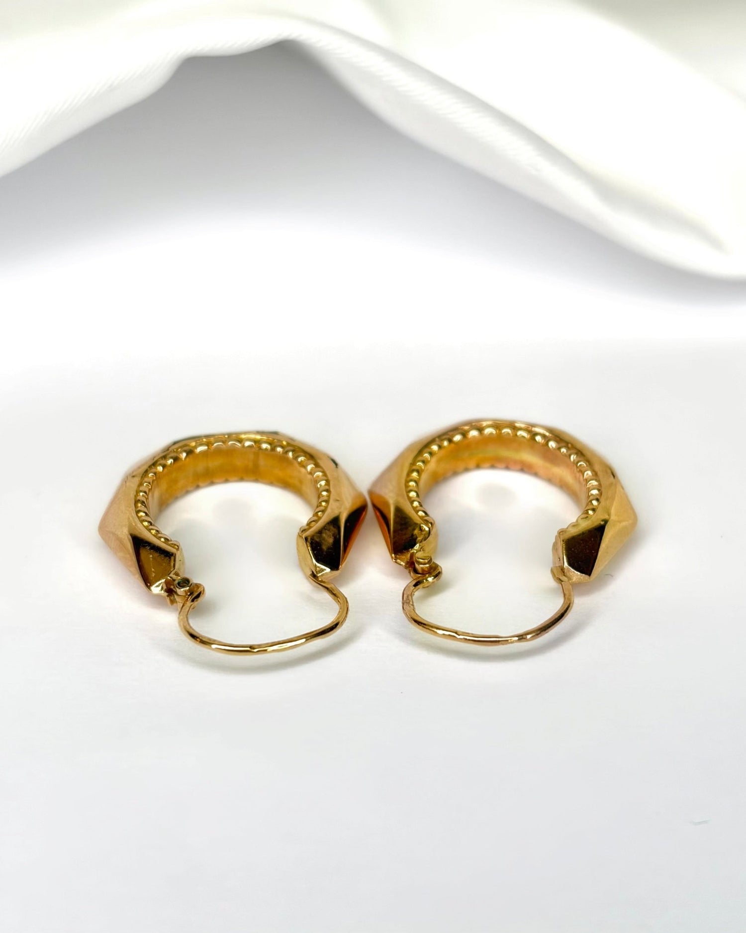 Créoles Or Jaune 18 carats "Johanna" - Elliade Paris