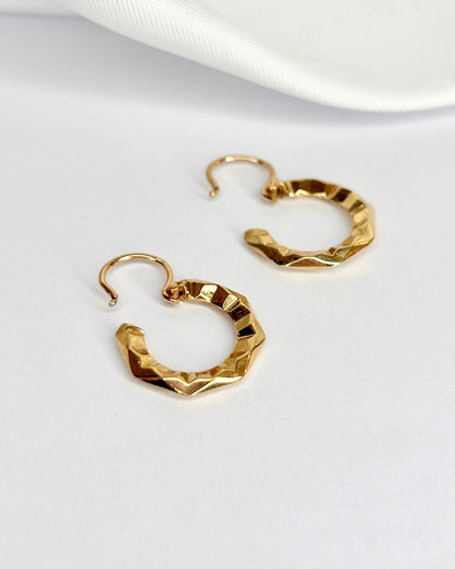 Créoles Or Jaune 18 carats "Laura" - Elliade Paris