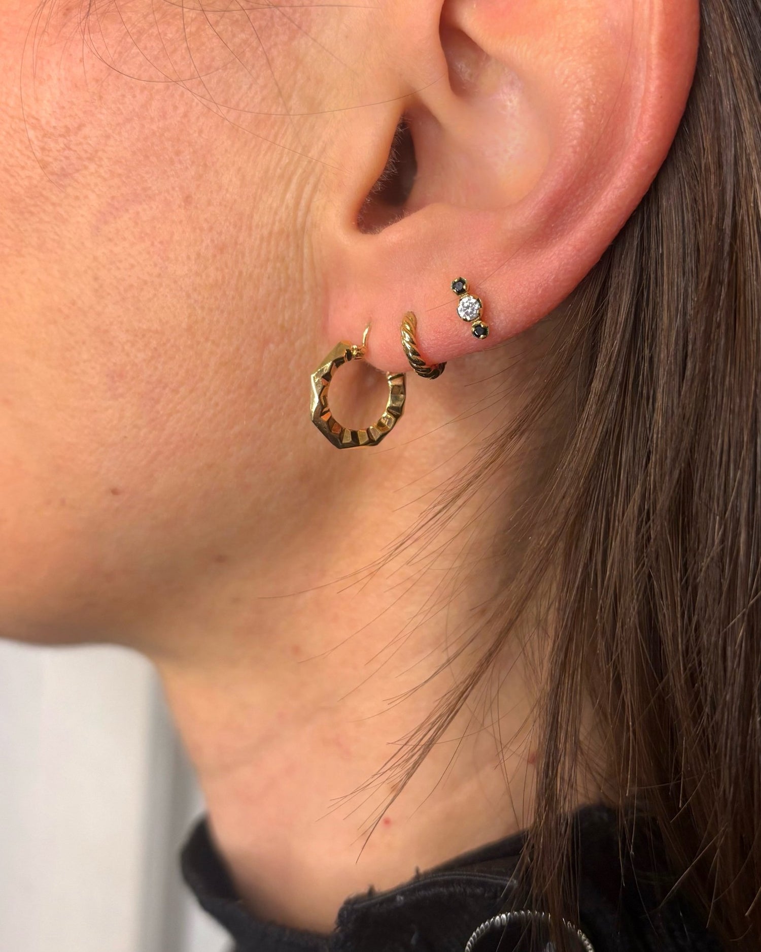 Créoles Or Jaune 18 carats "Laura" - Elliade Paris