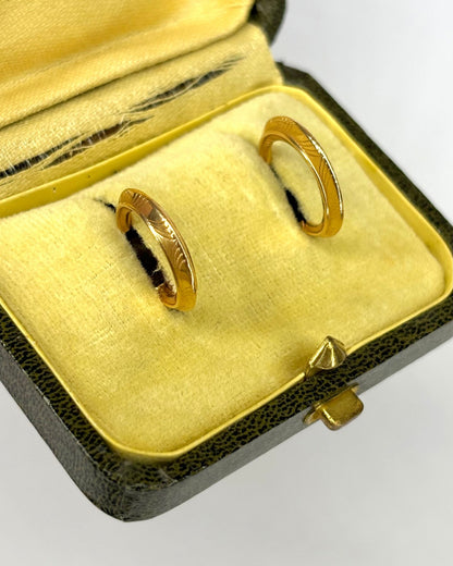 Créoles Or Jaune 18 carats "Leen" - Elliade Paris