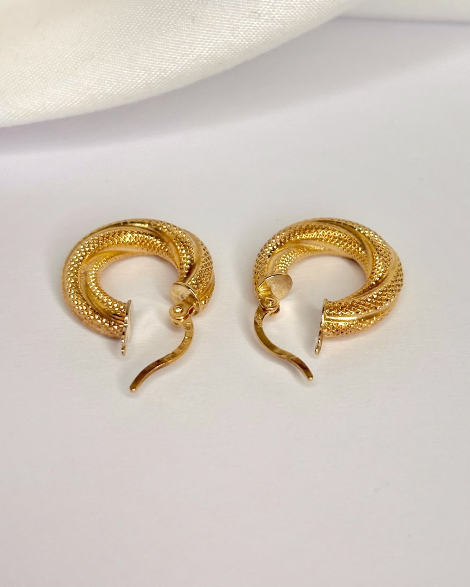 Créoles Or Jaune 18 carats "Liana" - Elliade Paris