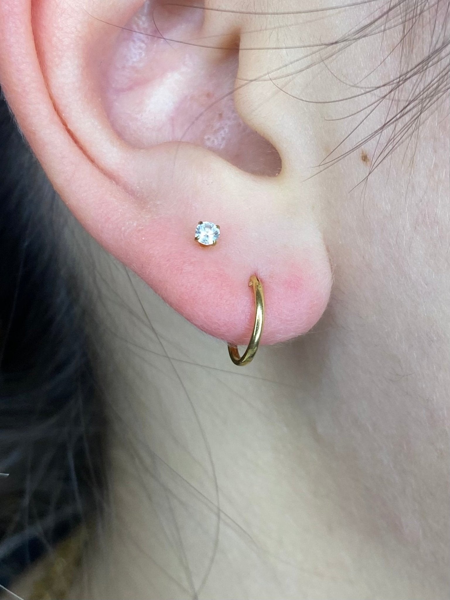 Créoles Or Jaune 18 carats "Liliana" - Elliade Paris