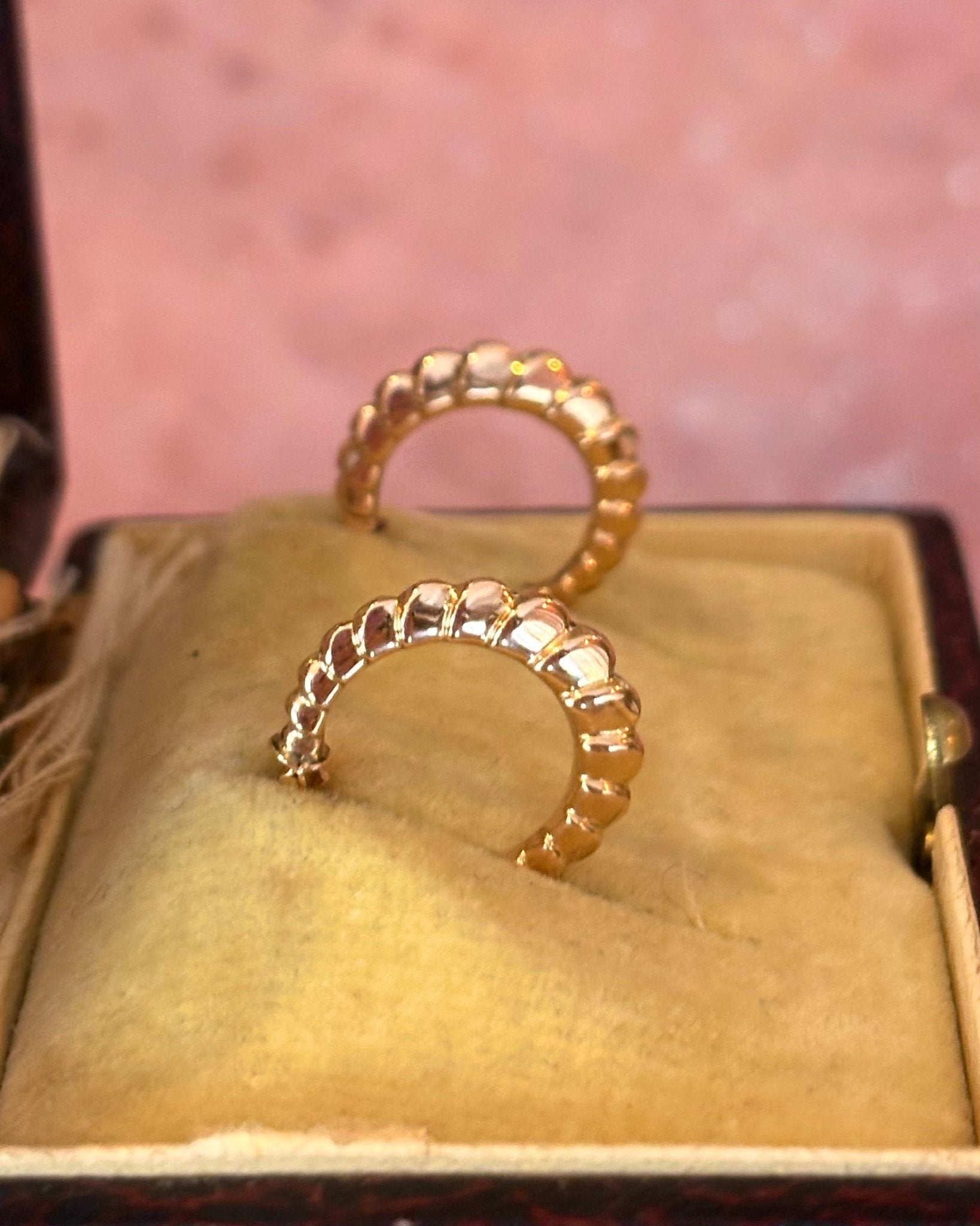 Créoles Or Jaune 18 carats "Ludivine" - Elliade Paris