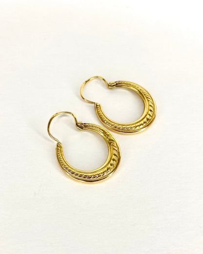 Créoles Or Jaune 18 carats "Maïa" - Elliade Paris
