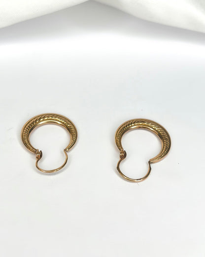 Créoles Or Jaune 18 carats "Nadine" - Elliade Paris