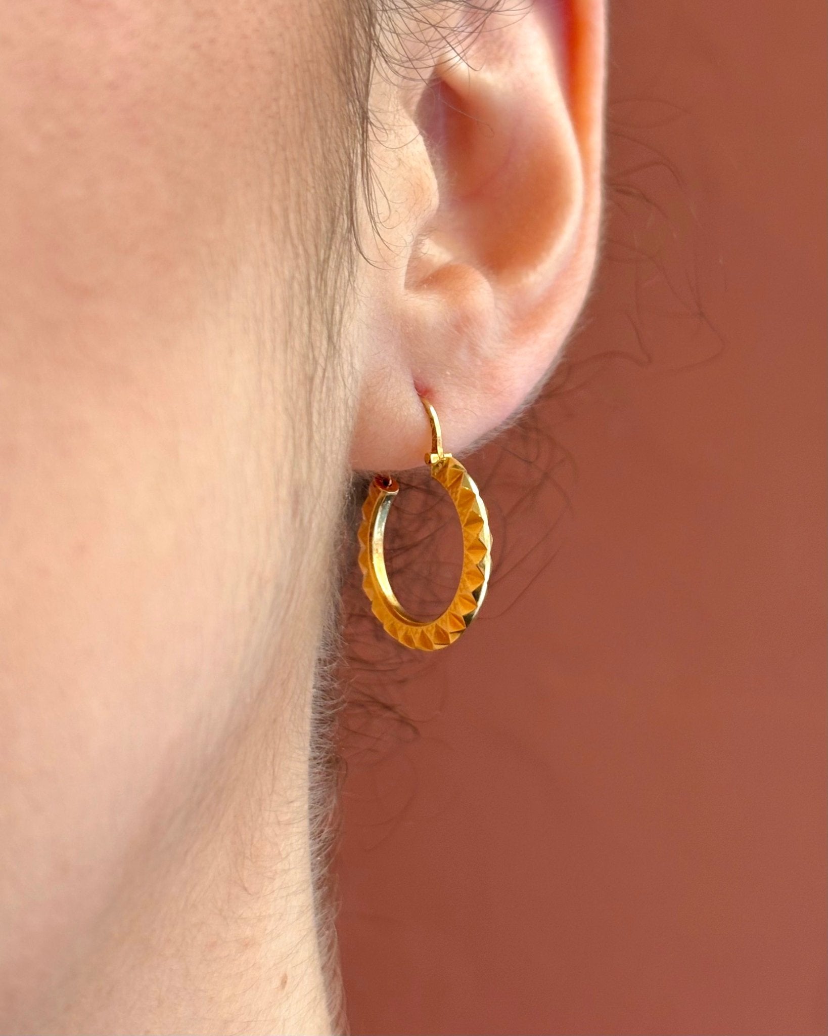Créoles Or Jaune 18 carats "Paola" - Elliade Paris