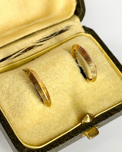 Créoles Or Jaune 18 carats "Priyanka" - Elliade Paris