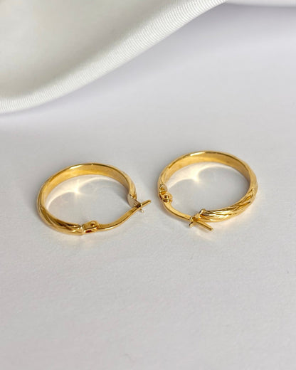 Créoles Or Jaune 18 carats "Salia" - Elliade Paris