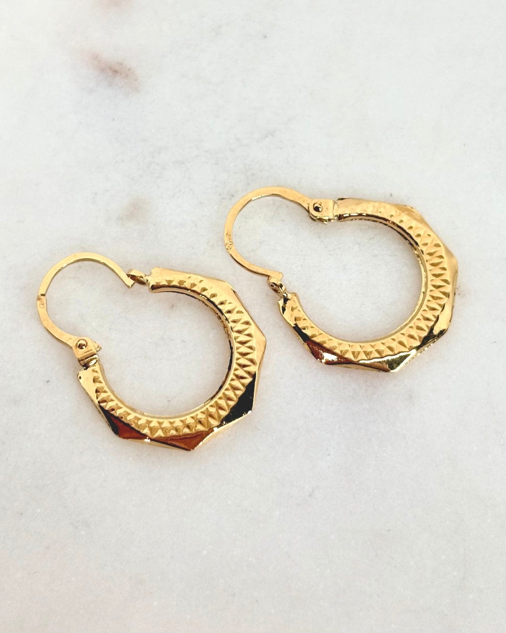 Créoles Or Jaune 18 carats "Tina" - Elliade Paris