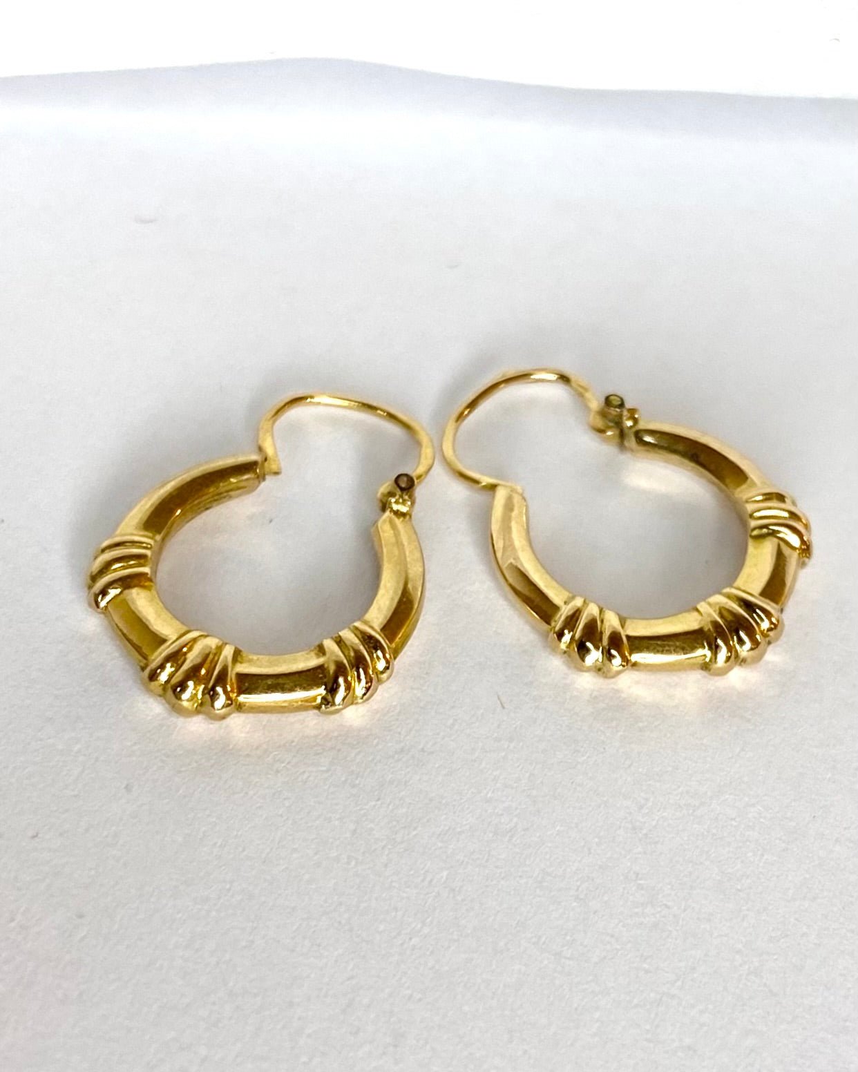 Créoles Or Jaune 18 carats "Vedrana" - Elliade Paris