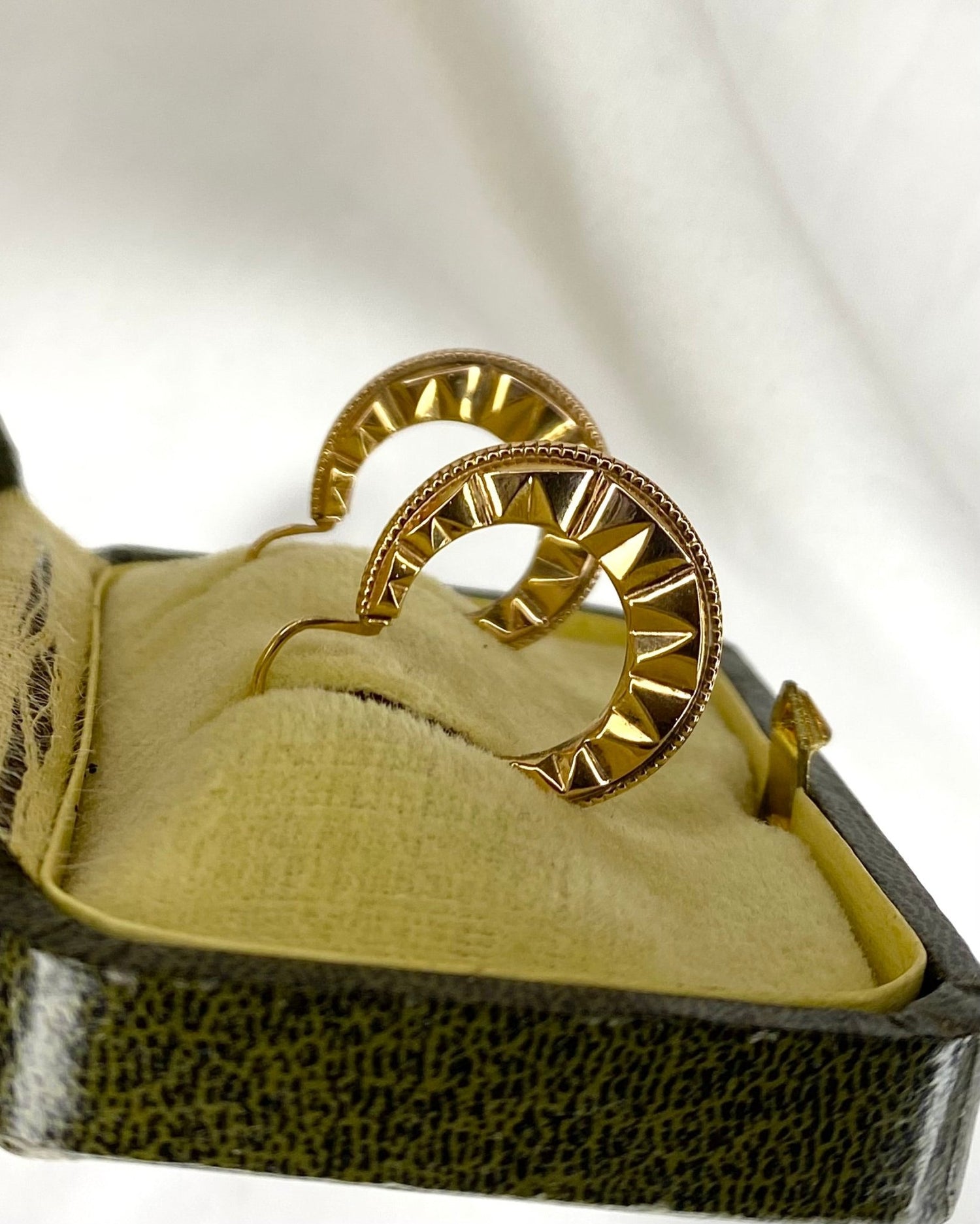 Créoles Or Jaune &quot;Clara&quot; - Elliade Paris