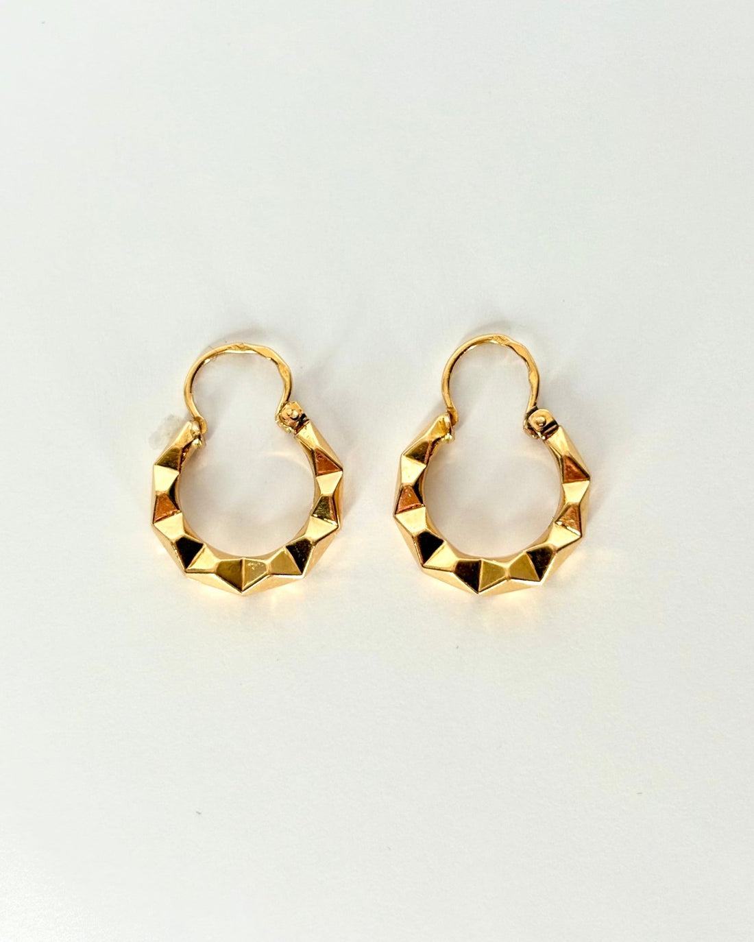 Créoles Or Jaune &quot;Marcelle&quot; - Elliade Paris