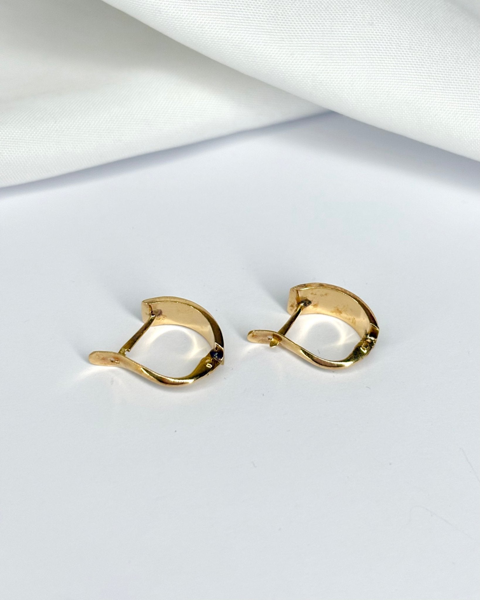 Créoles Or Jaune &quot;Marina&quot; - Elliade Paris