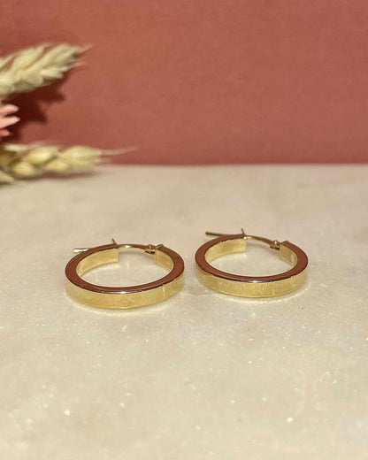 Créoles Vintage en Or Jaune 18 carats "Annabelle" - Elliade Paris