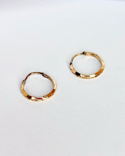 Créoles Or Rose 18 carats "Selma" - Elliade Paris