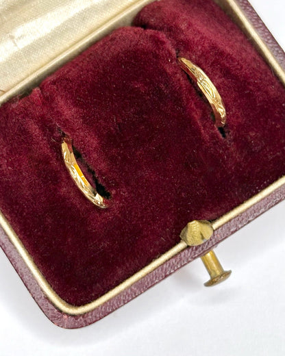 Créoles Or Rose 18 carats "Selma" - Elliade Paris