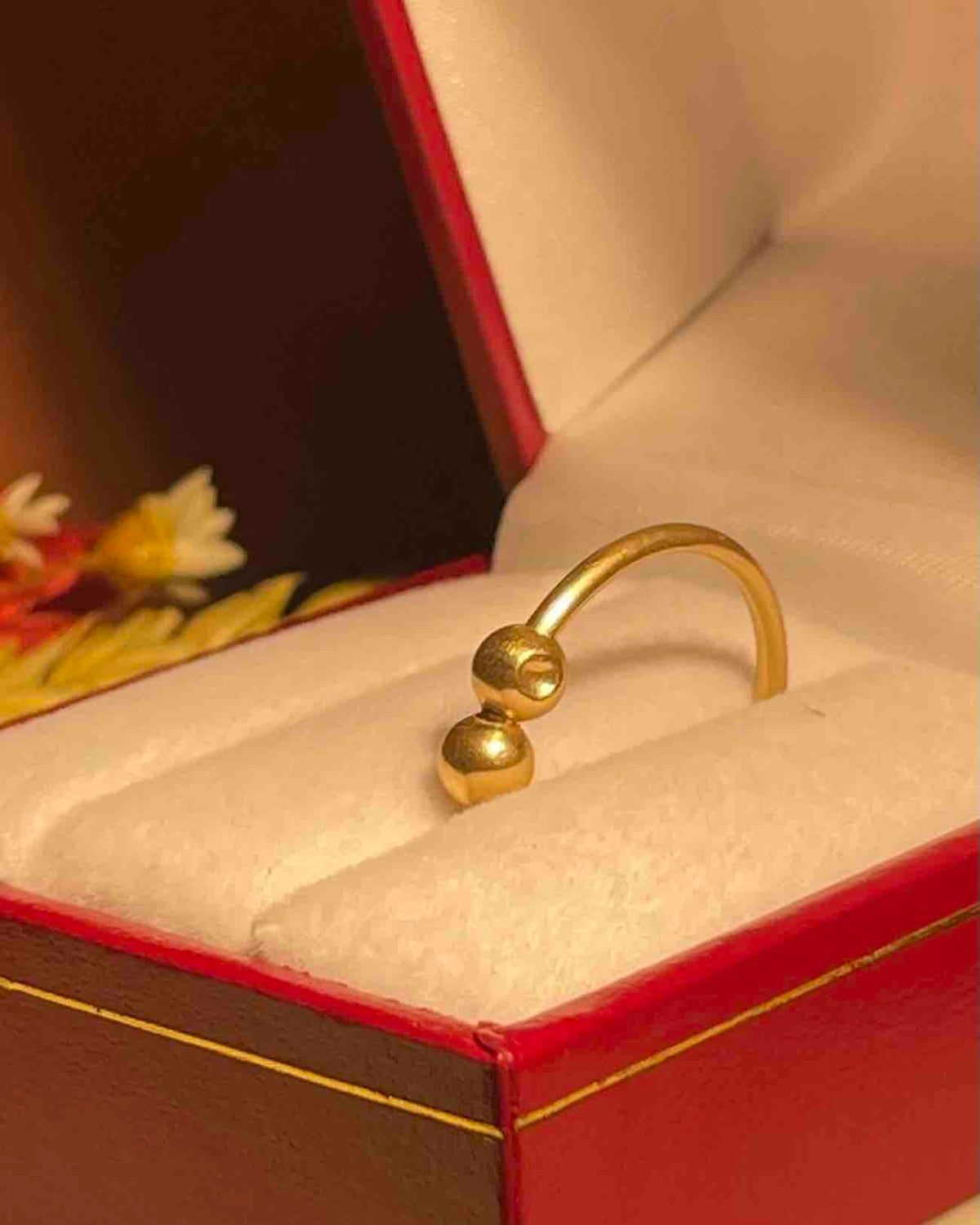 Vintage Gold "Sybelle" Hoop Earrings