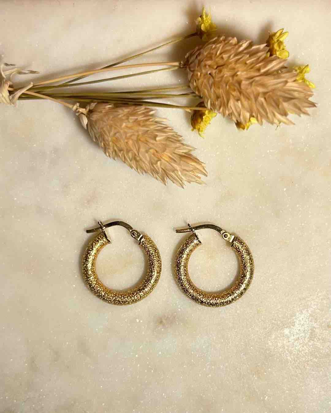 Créoles vintage en Or &quot;Coralie&quot;