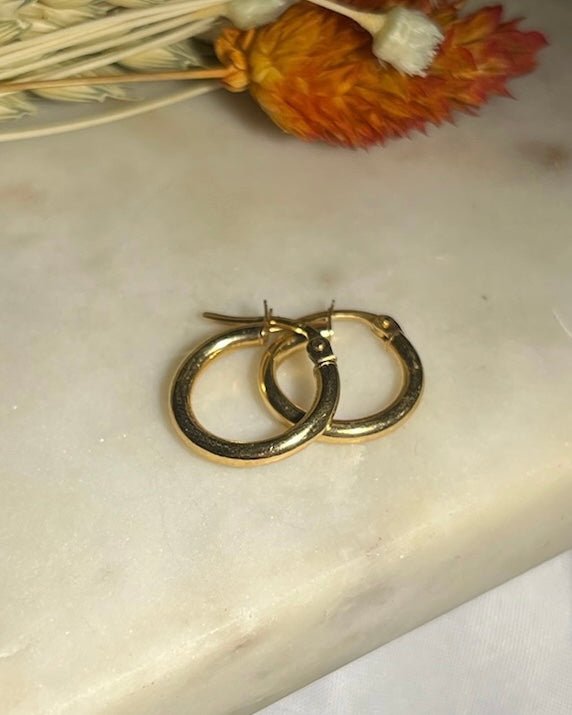 Créoles vintage en Or "Martina" - Elliade Paris