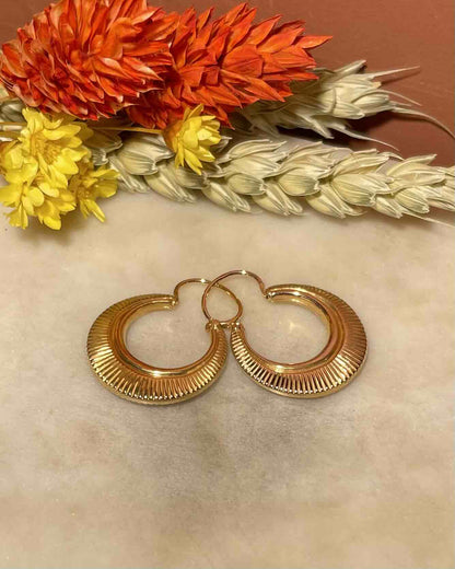 Créoles vintage Or 18 carats "Jonny" - Elliade Paris