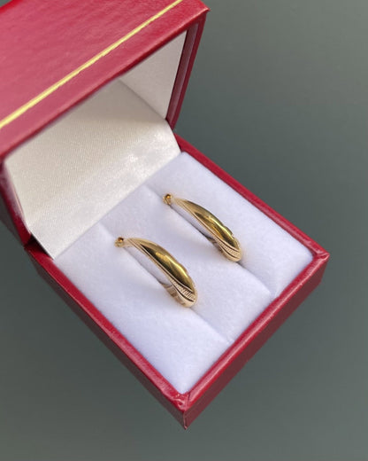 Créoles Vintage Or 18 carats "Simone" - Elliade Paris