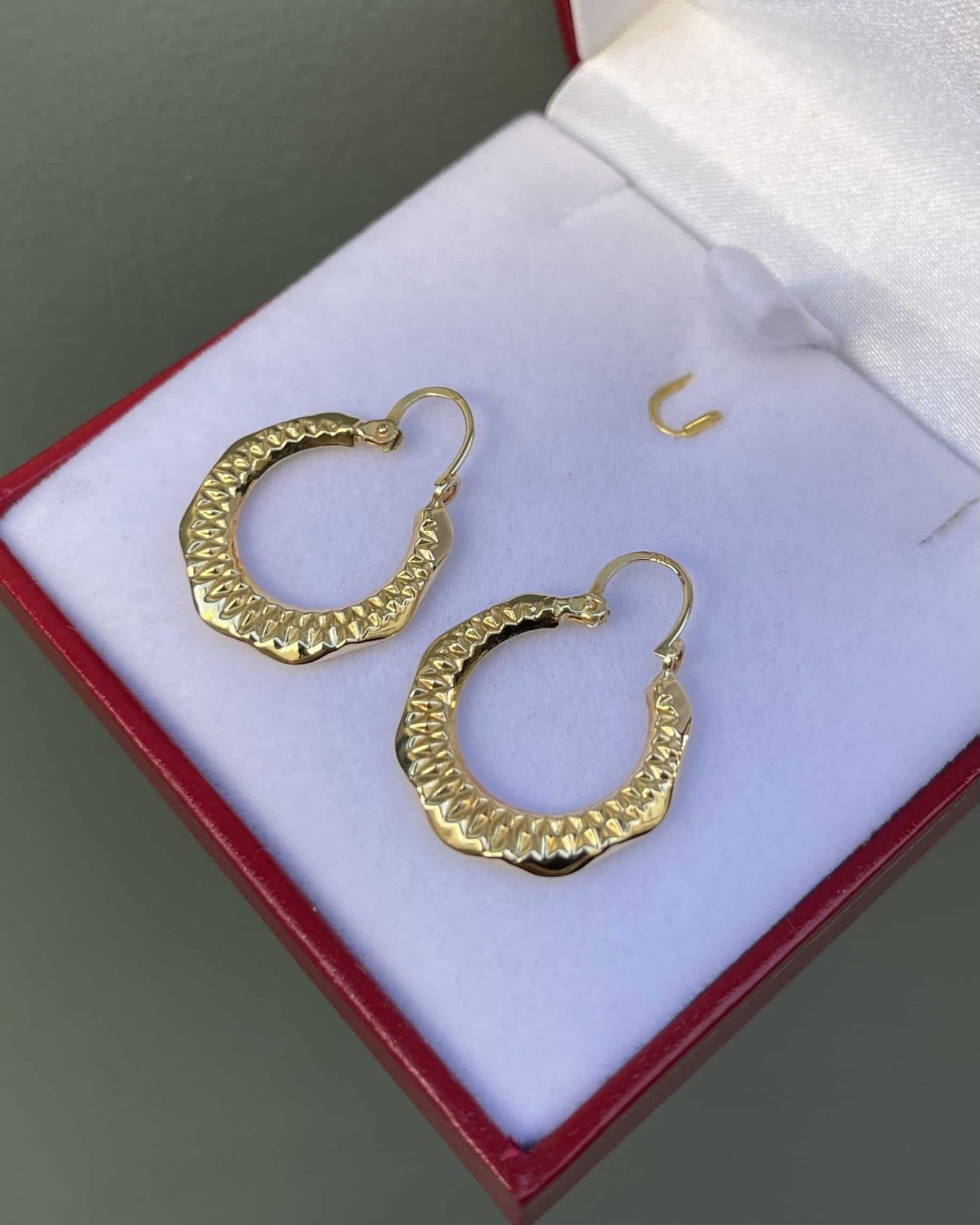 Créoles Vintage Or Jaune 18 carats &quot;Estelle&quot; - Elliade Paris