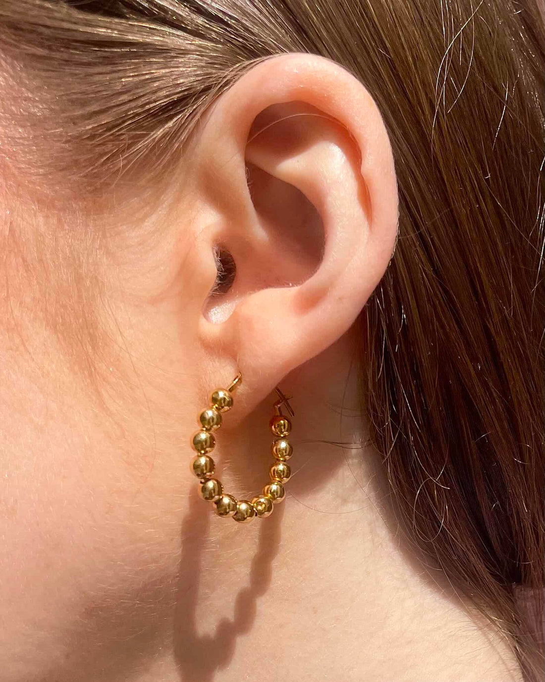 Créoles Vintage Perles D&