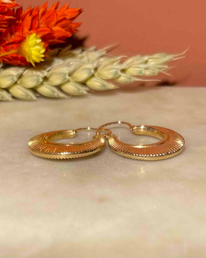 Créoles vintage Or 18 carats "Jonny"