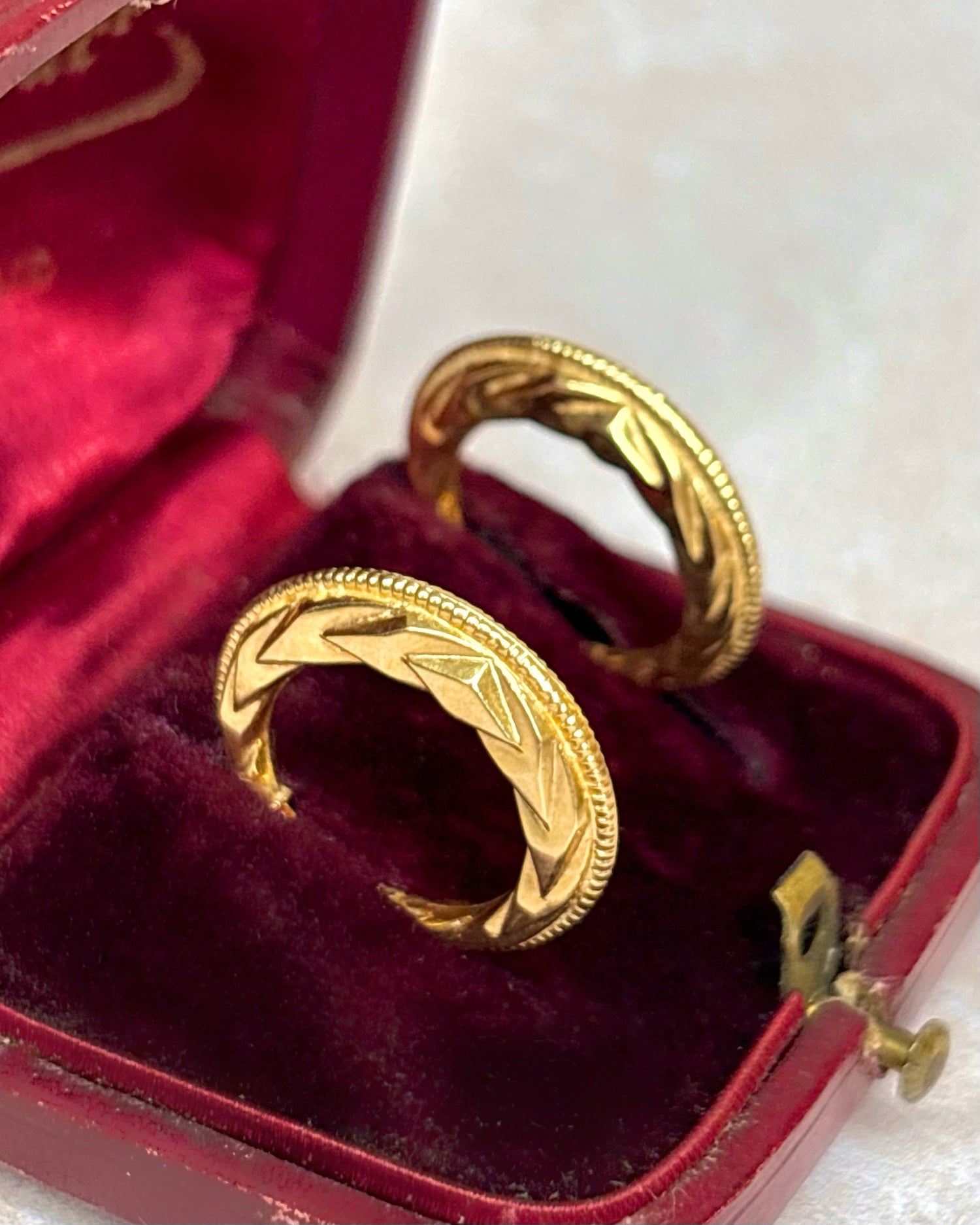 Créoles Or Jaune 18 carats "Ilya"