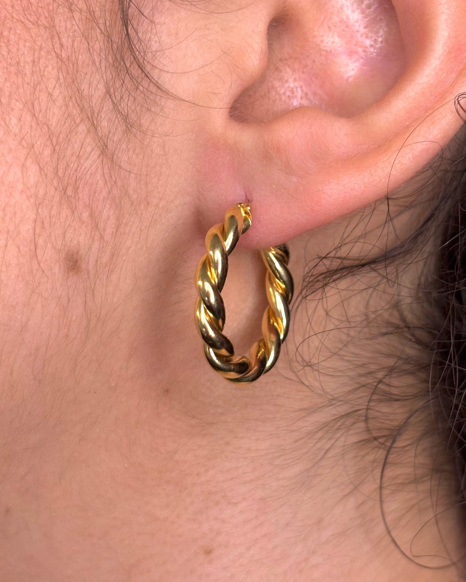 Créoles Or Jaune 18 carats 3,92g "Colette"