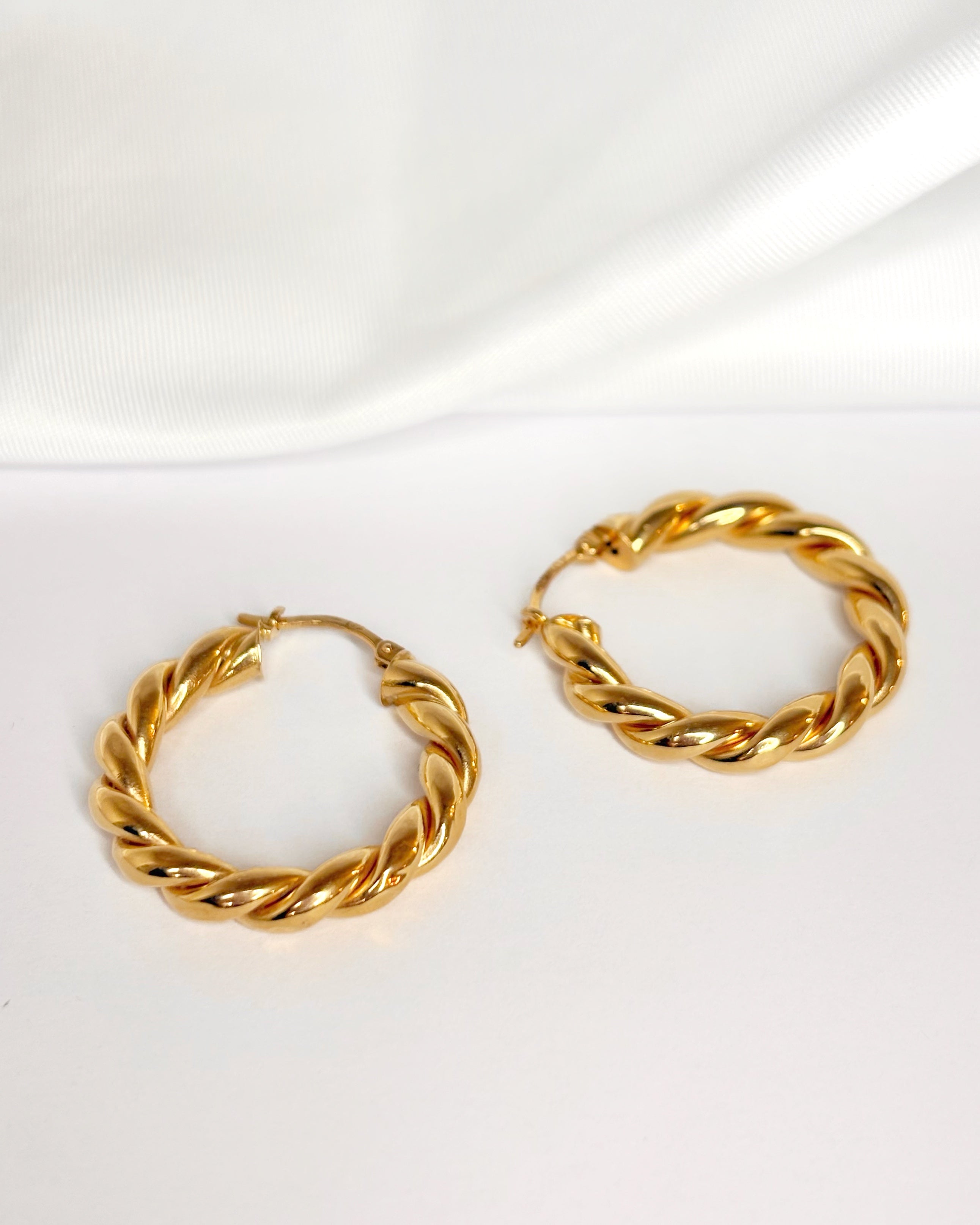 Créoles Or Jaune 18 carats 3,92g "Colette"