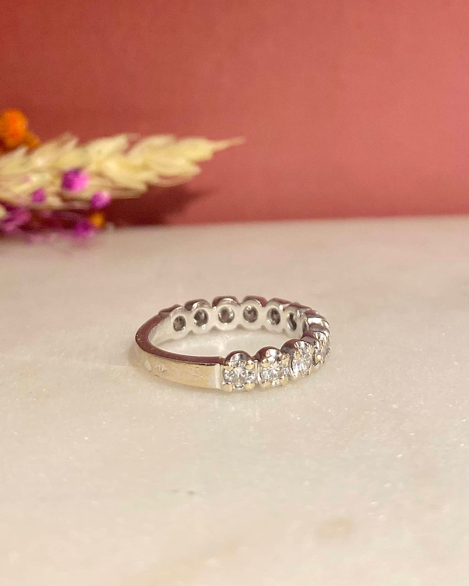 Demi - Alliance 12 Diamants 1 carat &quot;Jacqueline&quot; - Elliade Paris