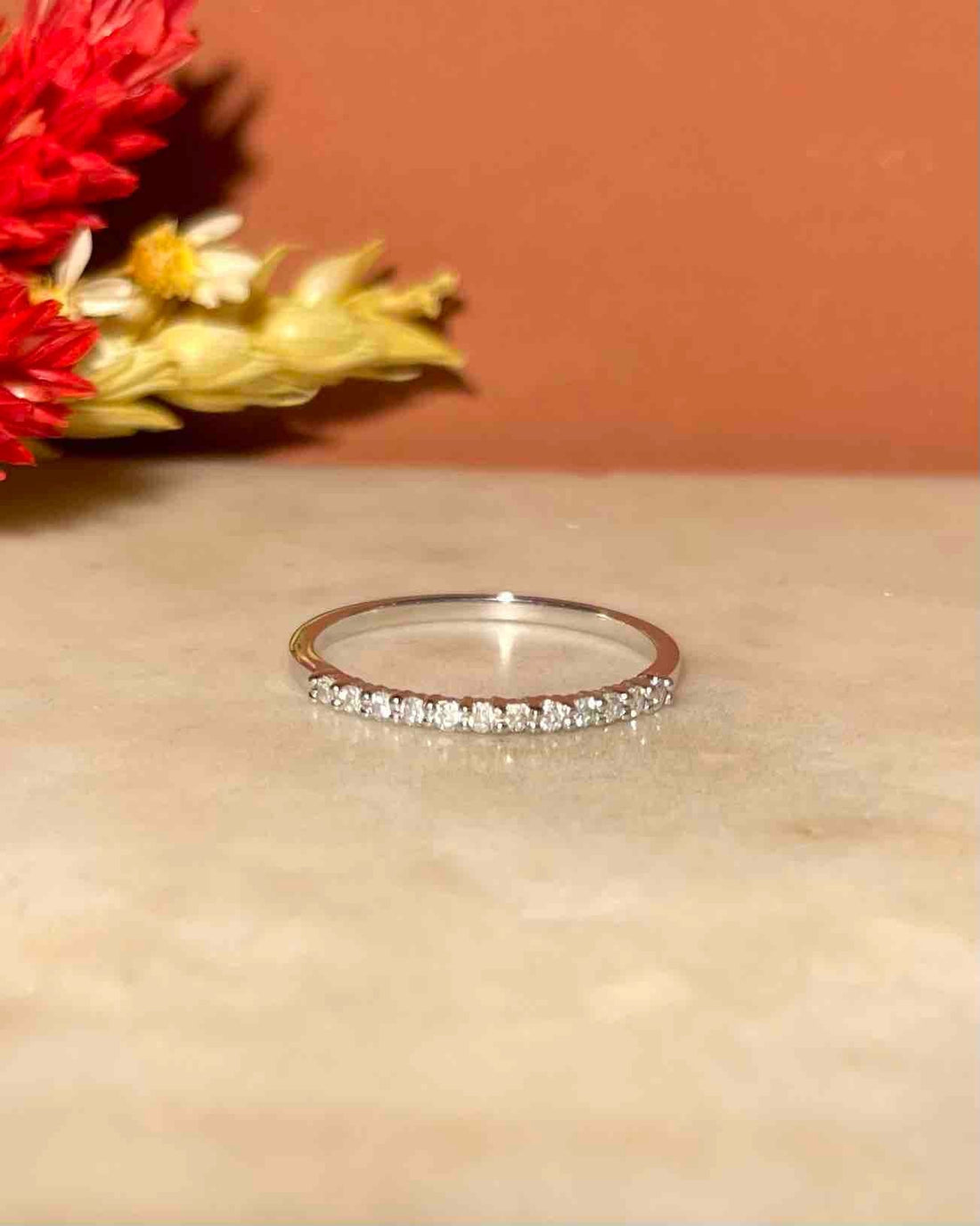 Demi - alliance 12 diamants &quot;Alessia&quot; - Elliade Paris