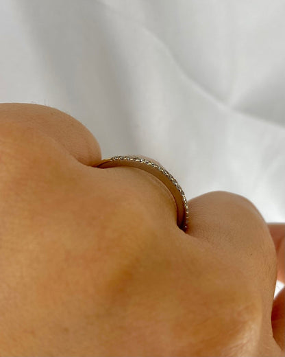 Demi Alliance 29 Diamants &quot;Joanna&quot; - Elliade Paris