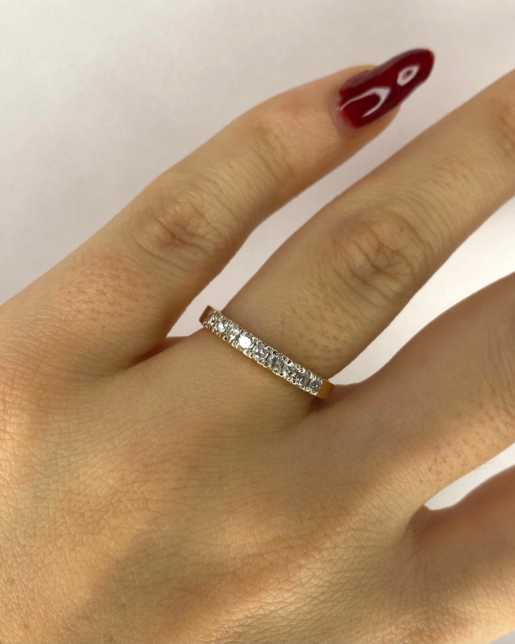 Demi - Alliance 9 Diamants &quot;Nessa&quot; - Elliade Paris