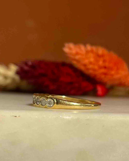 Demi-alliance Américaine diamants &quot;Jordana&quot;