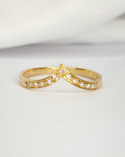 Demi Alliance Diadème Diamants 2.4 mm "Elena" - Elliade Paris