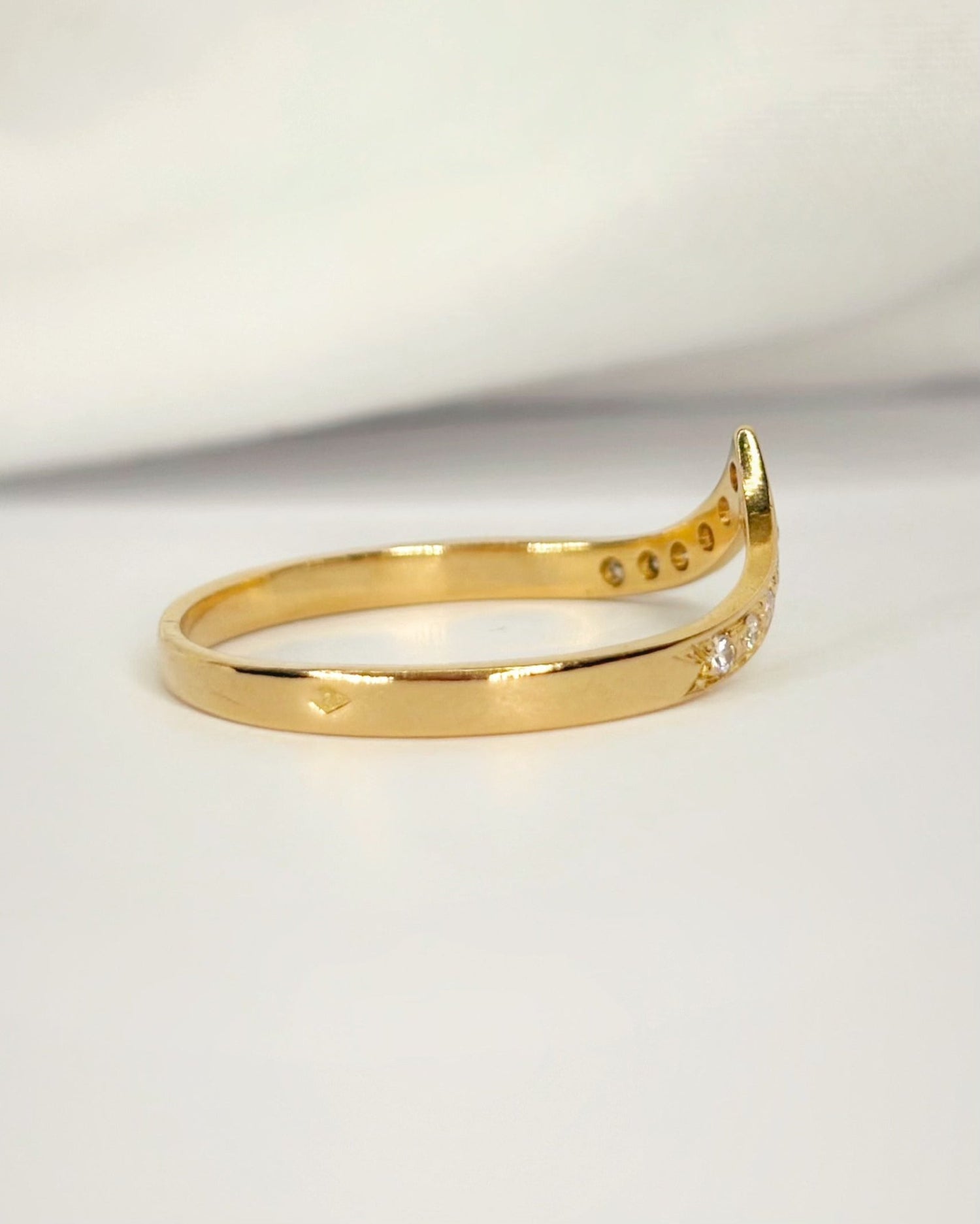 Demi Alliance Diadème Diamants 2.4 mm "Elena" - Elliade Paris
