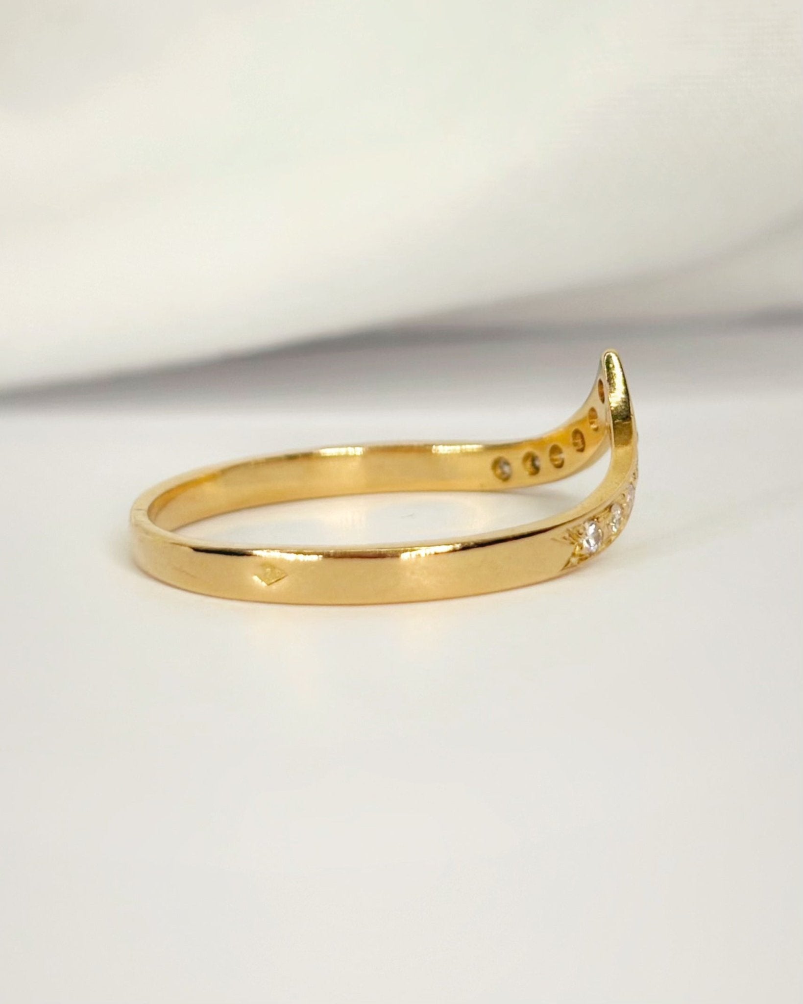 Demi Alliance Diadème Diamants 2.4 mm "Elena" - Elliade Paris