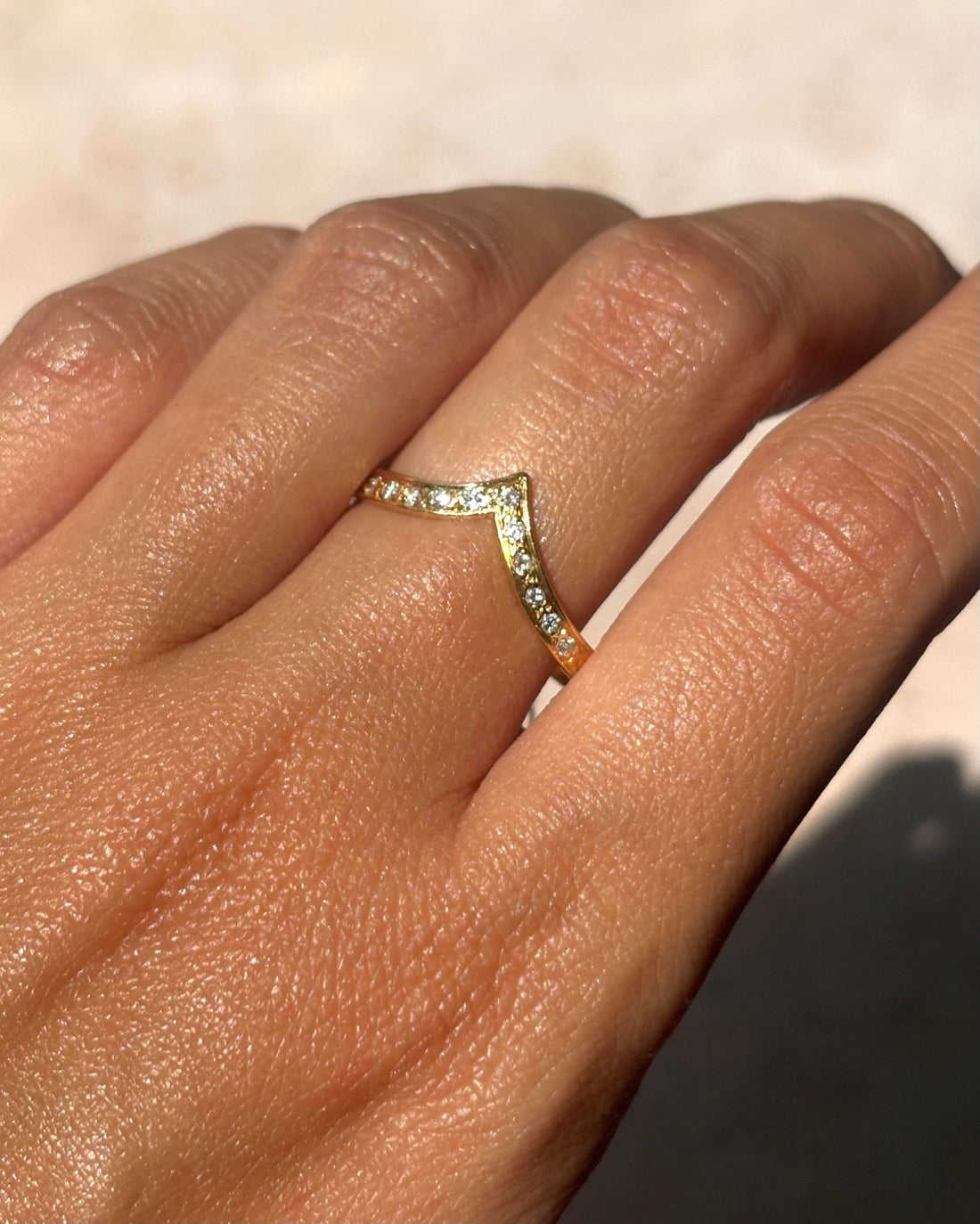 Demi Alliance Diadème Diamants 2.4 mm "Elena" - Elliade Paris