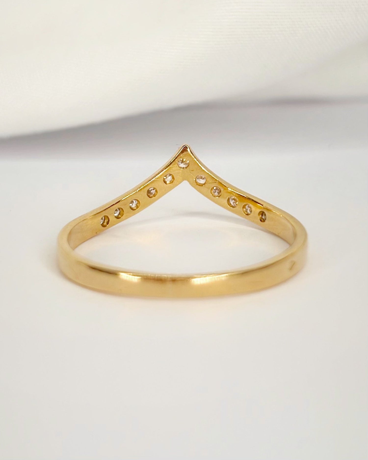 Demi Alliance Diadème Diamants 2.4 mm "Elena" - Elliade Paris